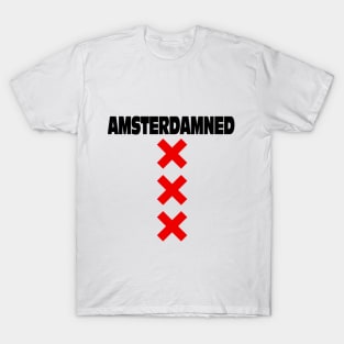 Amsterdamned Cross T-Shirt